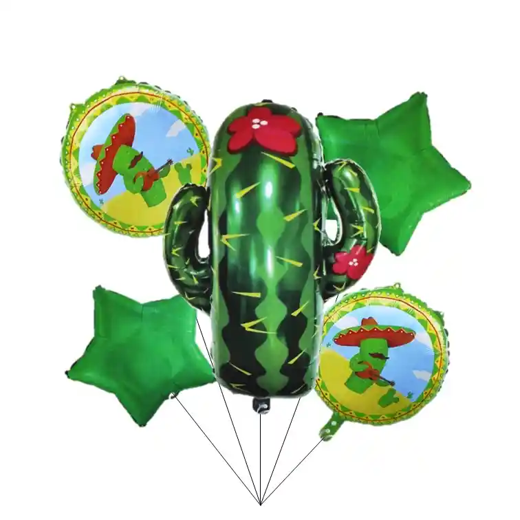 Globos Para Fiesta Mexicana 5 Und Buquet