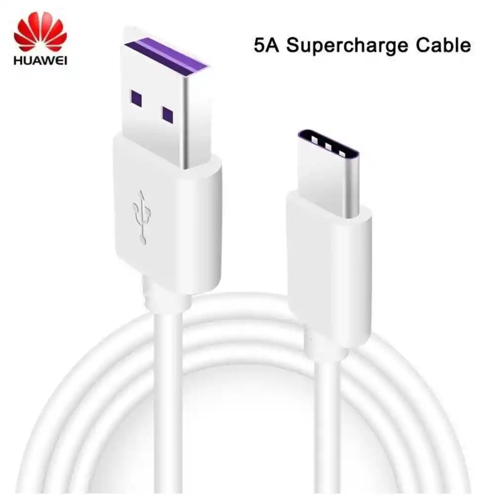 Cable Usb A Tipo C Huawei | Blanco | 1m | Alta Calidad