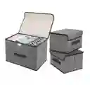 Cajas De Almacenamiento Organizadora Plegable X 3 Cajas