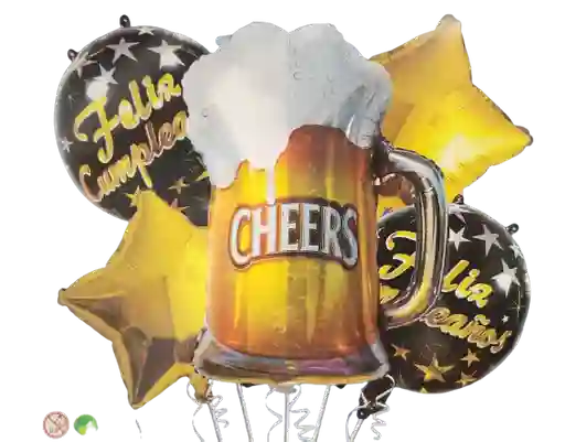 Globos Metalizados De Cerveza