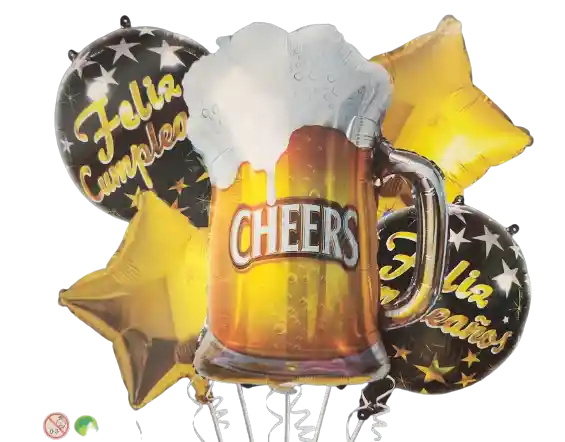 Globos Metalizados De Cerveza