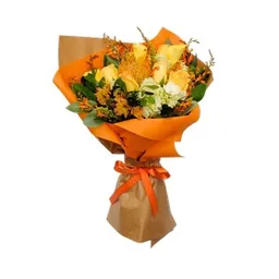 Bouquet De Flores Naranjas
