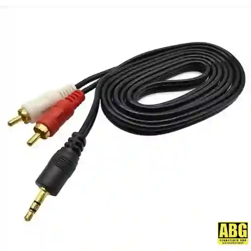 Cable 2 A 1 - Rca A Cable Auxiliar De Sonido 3.5mm