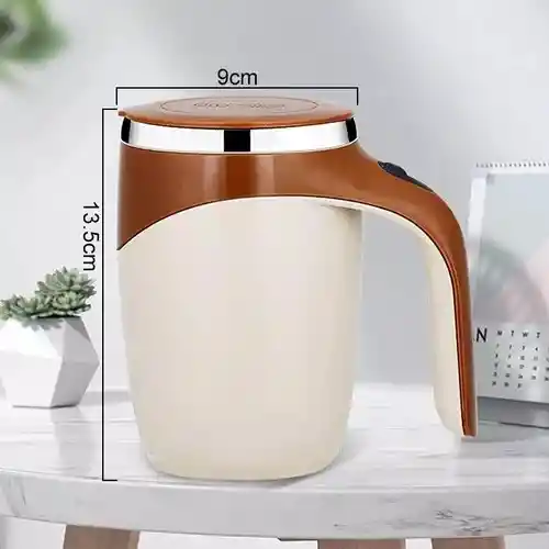 Taza Mug Mezclador Eléctrico Vaso Batidor Chocolatera