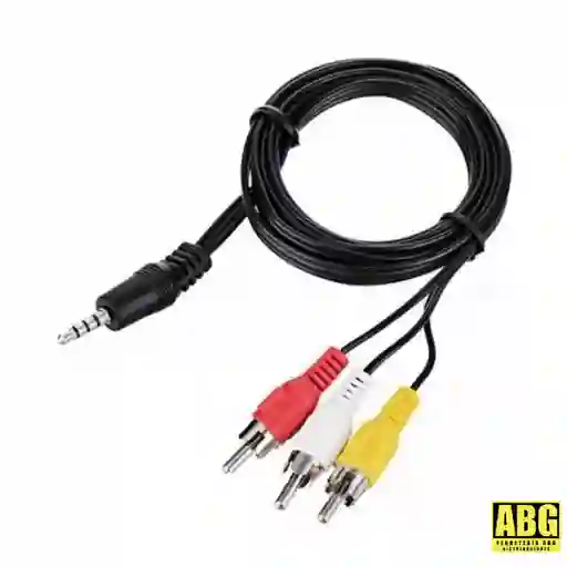 Cable De 3 A 1 - Rca A Cable De Sonido 3.5mm (cable De Audio)