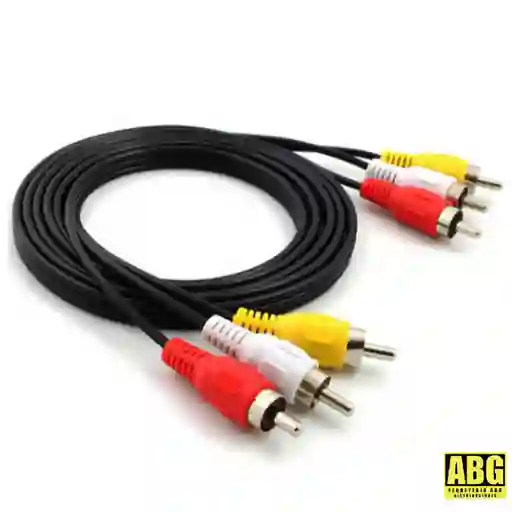 Cable 3 Rca A 3 Rca (cable Video - Audio)