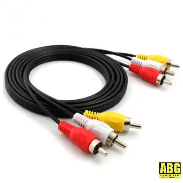 Cable 3 Rca A 3 Rca (cable Video - Audio)