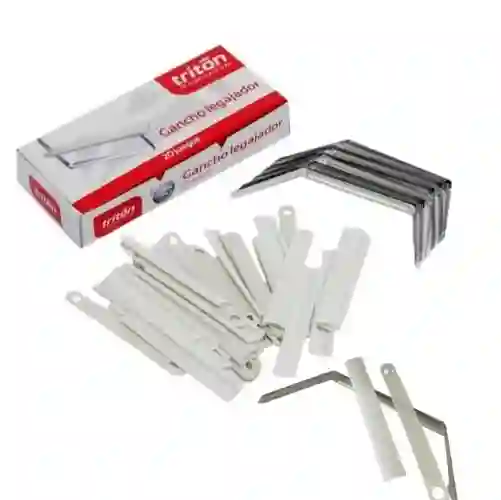 Gancho Legajador Metalico Y Plastico