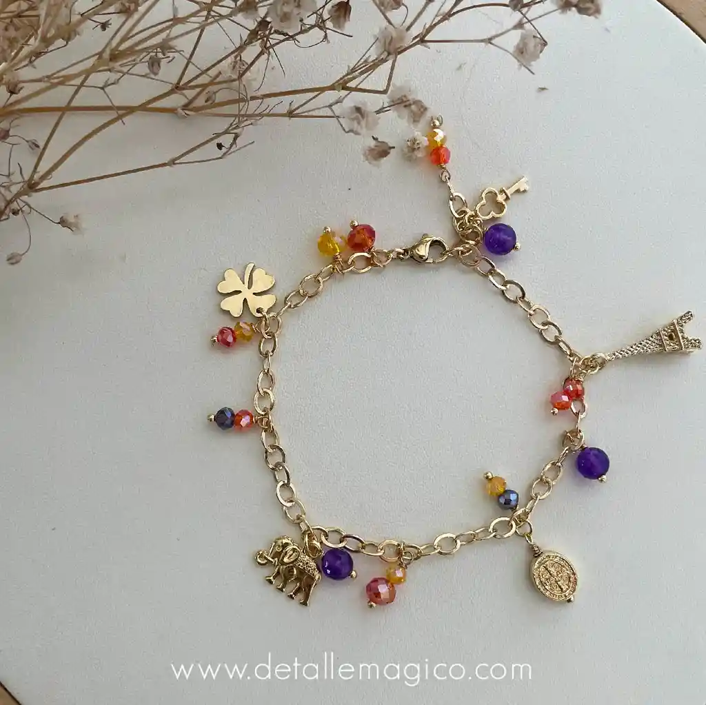 Pulsera | Nuevos Comienzos - Pulsera De Los Deseos Deluxe