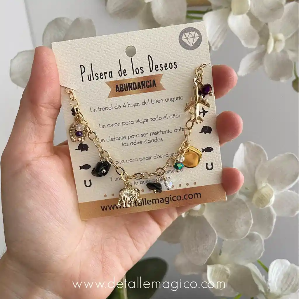 Pulsera | Abundancia - Pulsera De Los Deseos Deluxe