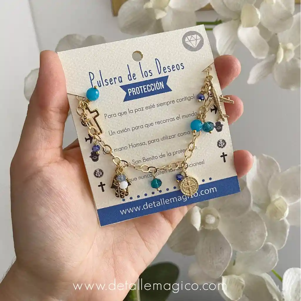Pulsera | Protección - Pulsera De Los Deseos Deluxe