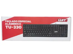 Teclado Para Pc De Cable Español Wit Tu-330