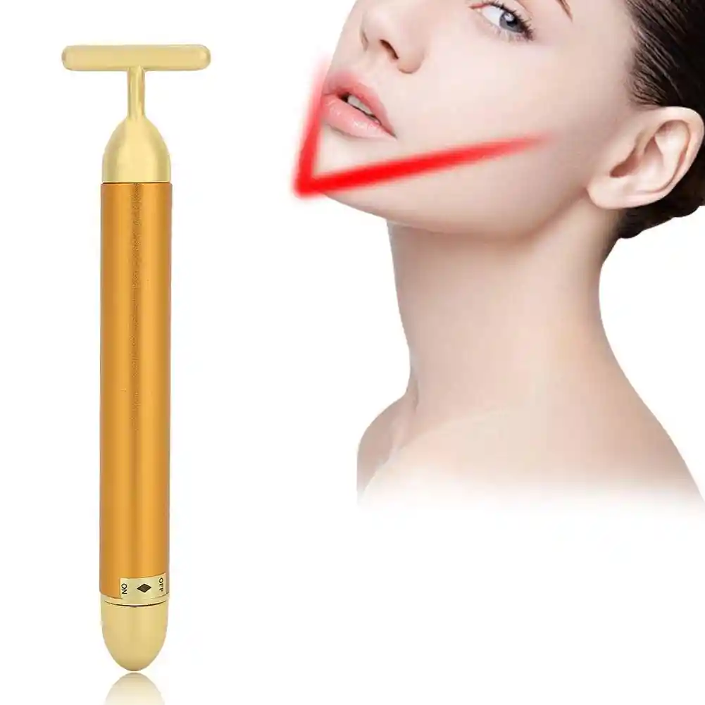 Masajeador Electrico Facial Antiedad Antiarrugas Gold