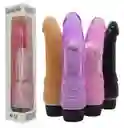 Sweet Party Vibrador Consolador Piel Pene Venoso Flexible 20cms