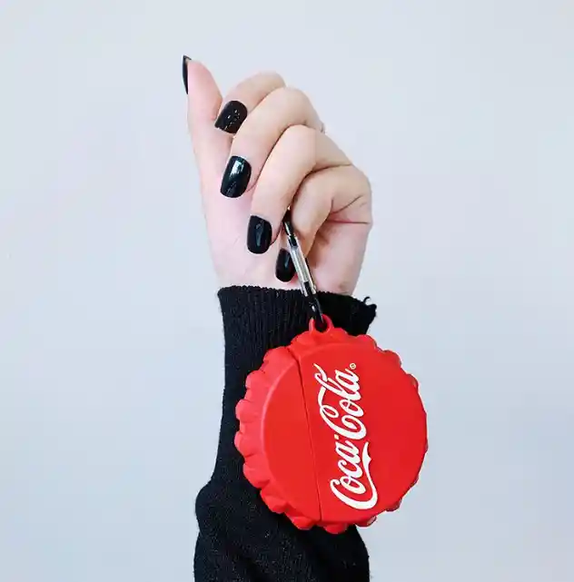 Funda Protector Audífonos Airpods Pro 2 Apple Coca Cola