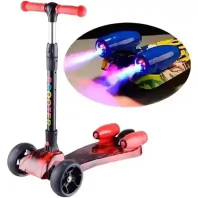 Patineta Humo Scooter Am Niños Bluetooth Música Luces