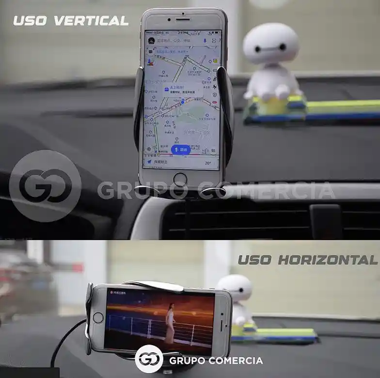 Cargador Inalámbrico Soporte Carro Smartphone Wireless