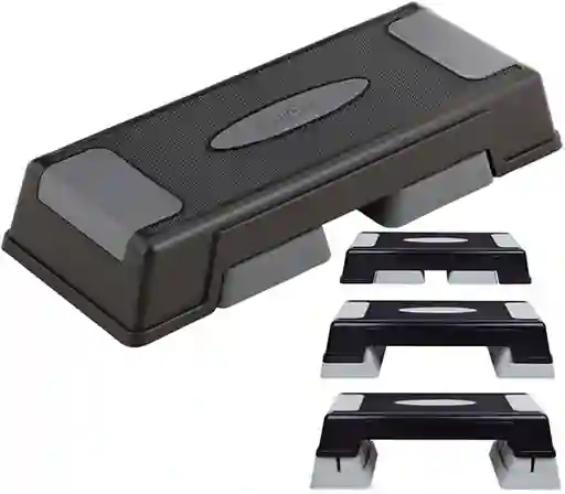 Banco Step 3 Niveles Modulos 3 Alturas Escalon Sport Fitness