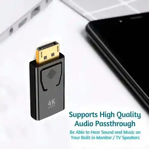 Adaptador Convertidor Displayport A Hdmi Hd - Dp Hdtv 1080p