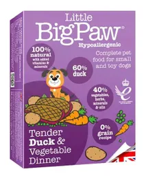 Little Big Paw Dog Tender Duck Vegetales (150 Gr)