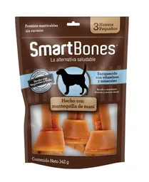 Smartbones® Peanut Butter (3 Huesos Pequeños) 142 G