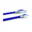 Cable Lightning De 1.2 Metros X-doria En Azul