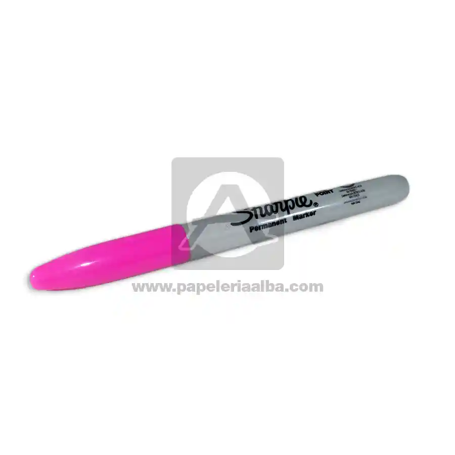 Marcador Marfil Permanente Punta Fina Fucsia