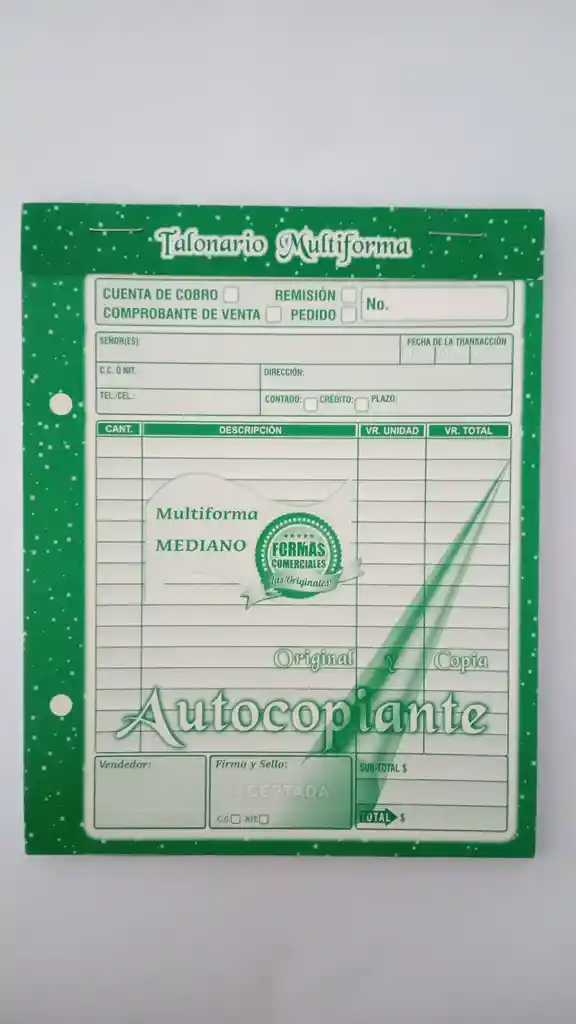 Autocopiante Mediano