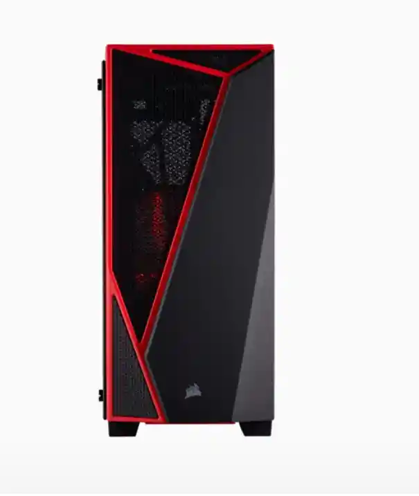 Caja Corsair Spec 04 Negra-rojo