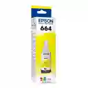 Botella De Tinta Epson T664 Amarillo Original