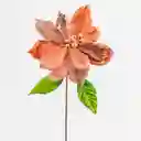 Flor Navideña Poinsetia 70cm Montefiori Rose Gold