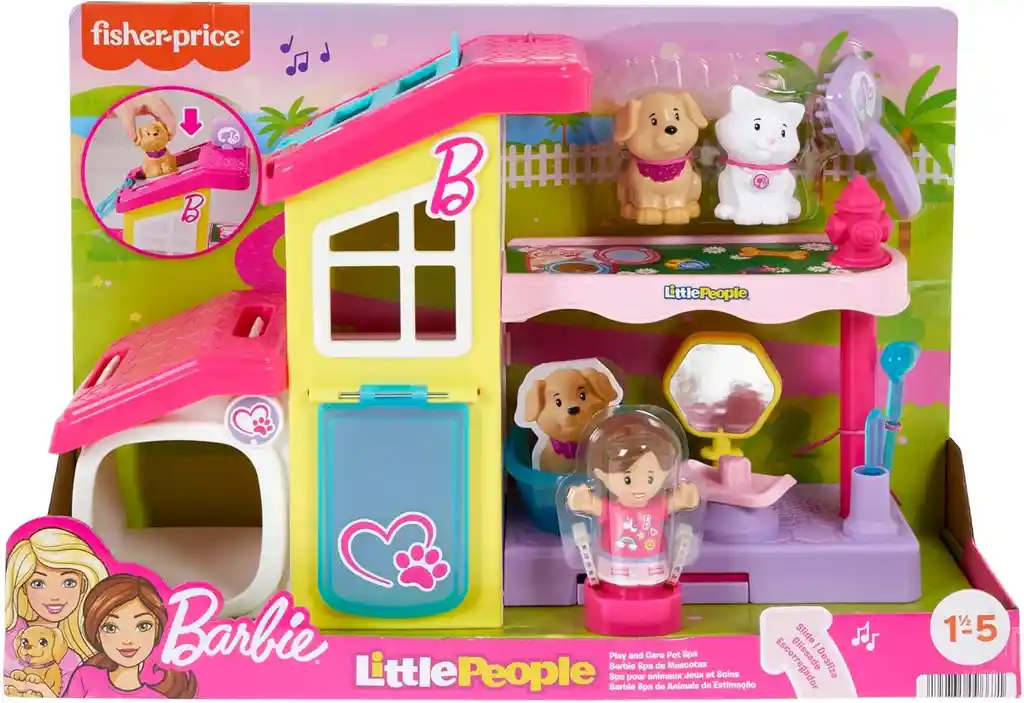 Little People Spa De Mascotas Barbie