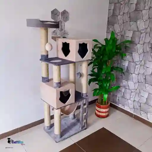 Gimnasio Rascador Para Gatos Ref Isis