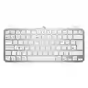 Teclado Bluetooth Logitech Mx Keys Mini Plateado En Español