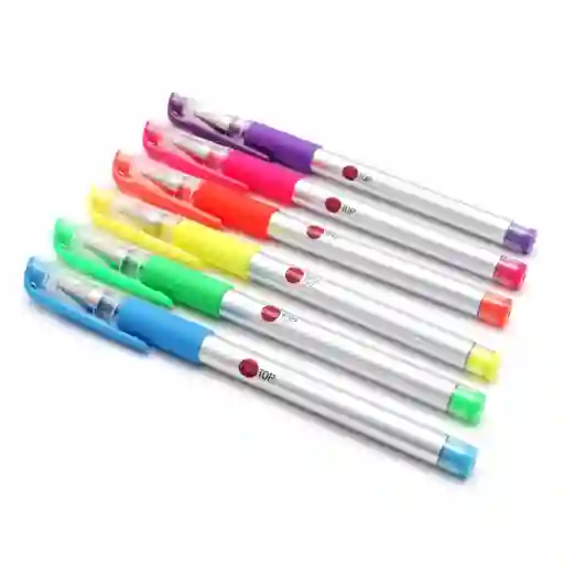 Boligrafo Mirellado Fluorecente Surtido Eterna