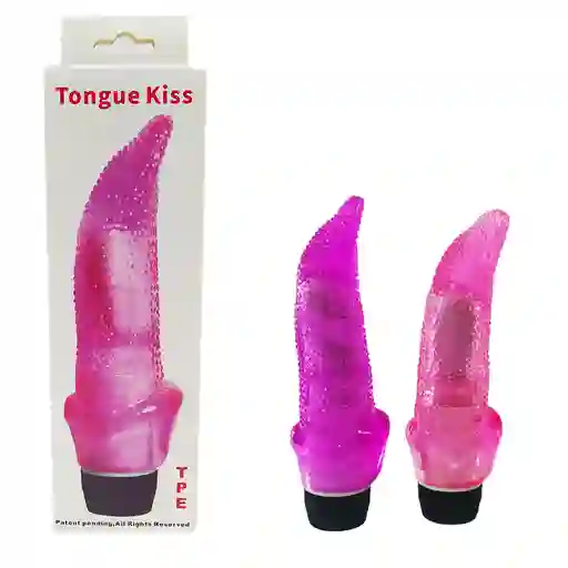 Tongue Kiss - Vibrador Con Forma De Lengua Texturizada