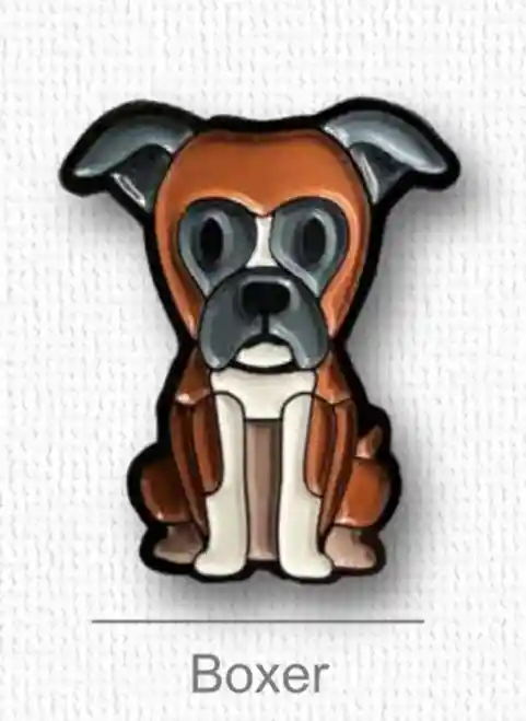 Pin O Broche Raza De Perro Boxer