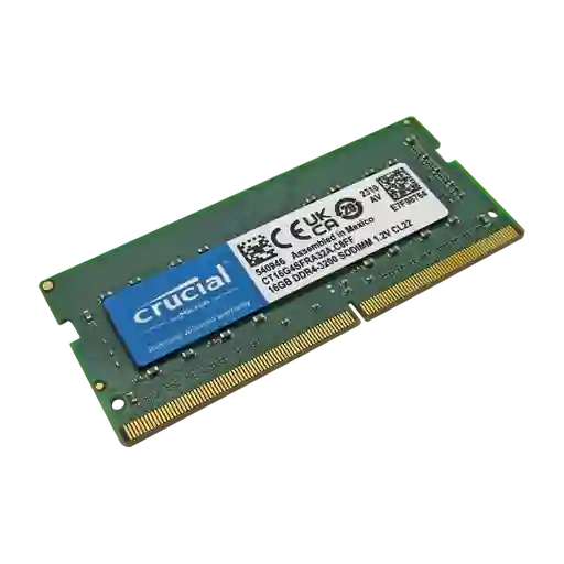 Memoria Ddr4 16gb 3200 Crucial Para Portatil