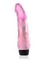 Sweet Party Vibrador Rosado Pene Venoso Flexible 18cms