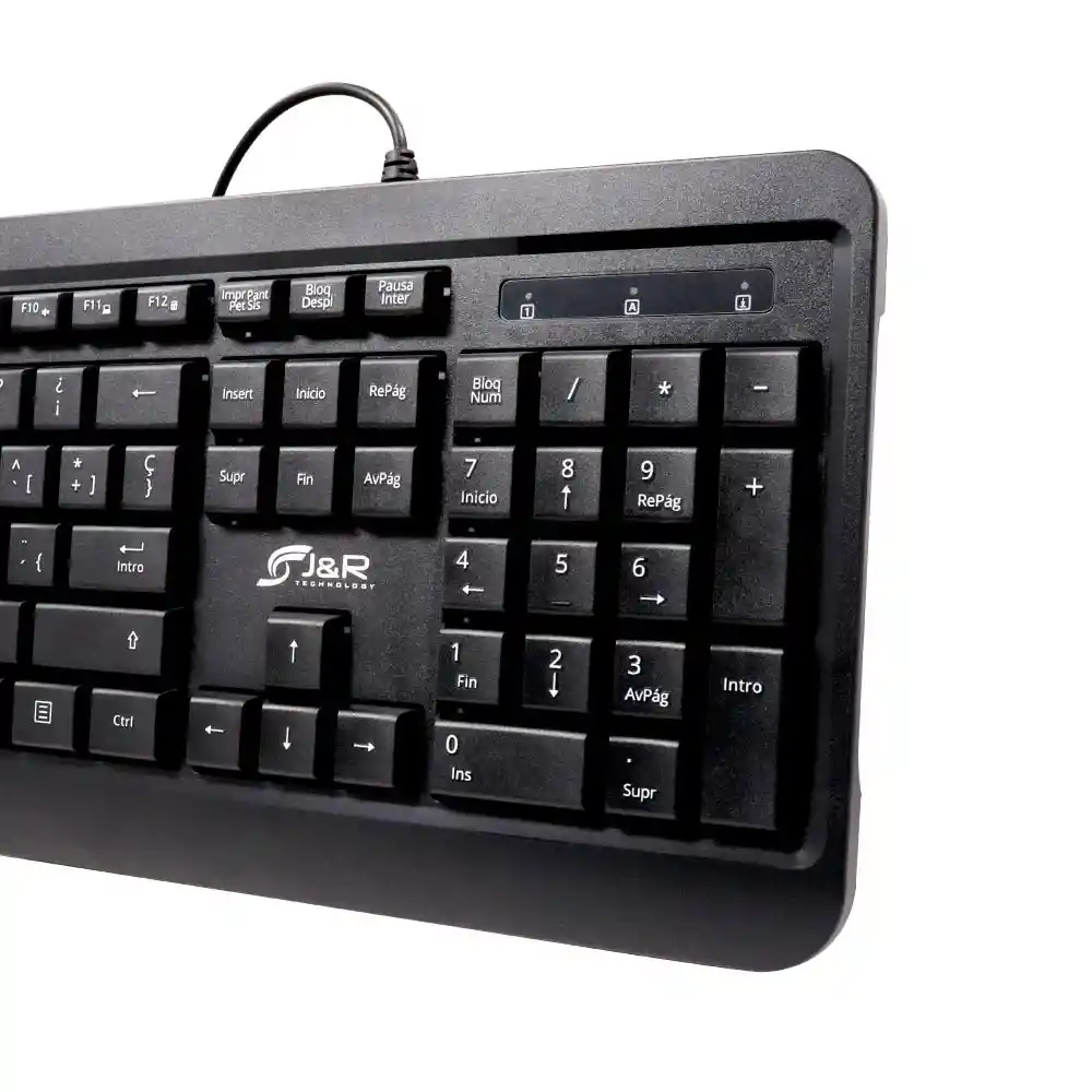 Teclado Para Pc De Cable Jyr Tmjr-024
