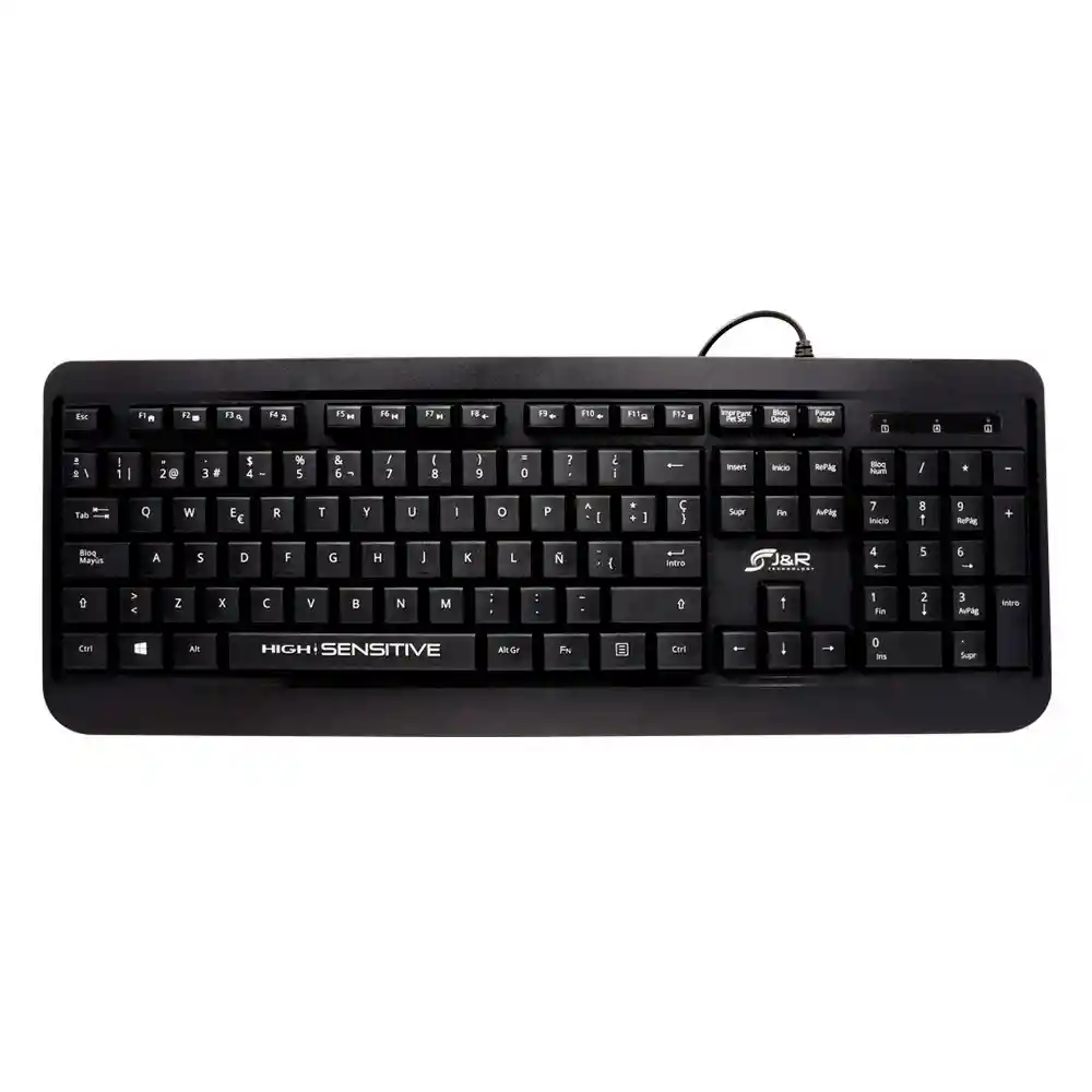 Teclado Para Pc De Cable Jyr Tmjr-024