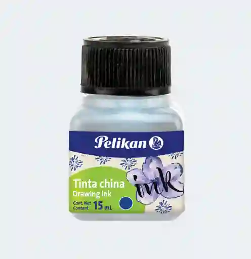 Tinta China 15ml Azul Pelikan