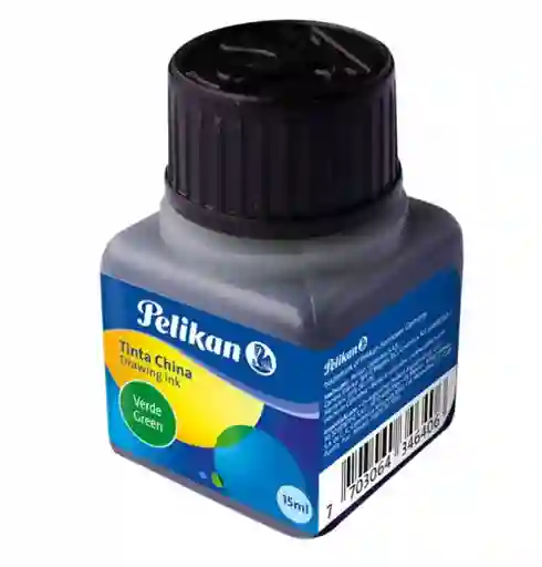 Tinta China 15ml Verde Pelikan