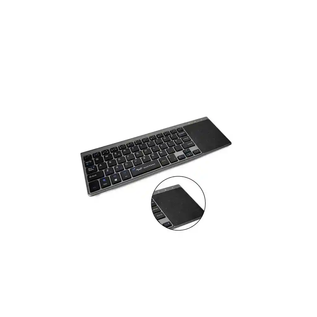 Teclado Inalambrico Con Touchpad Mini Wattana W-t10