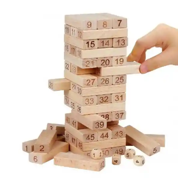 Jenga Juego De Mesa Paca X50 21.2 Cm X 7,3 Cm