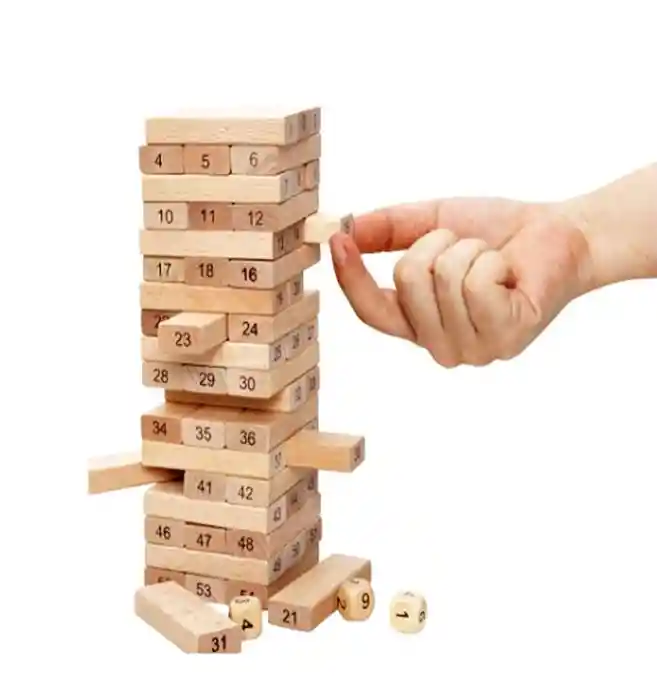 Jenga Juego De Mesa Paca X50 21.2 Cm X 7,3 Cm