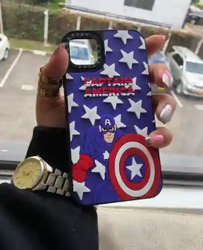 Funda Capitán America Forro Case Iphone 11