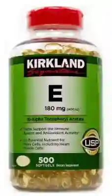 Vitamina E Kirkland 500 Capsulas