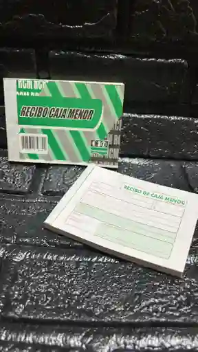 Recibo Caja Menor X100 Unidades
