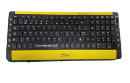 Teclado Multimedia Jyr Tmjr-002 | Low Porfile | Multicolor | Amarillo